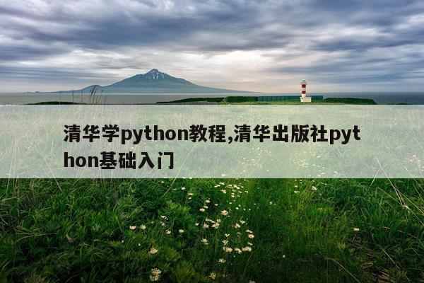 清华学python教程,清华出版社python基础入门