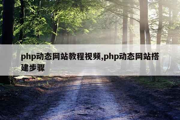 php动态网站教程视频,php动态网站搭建步骤
