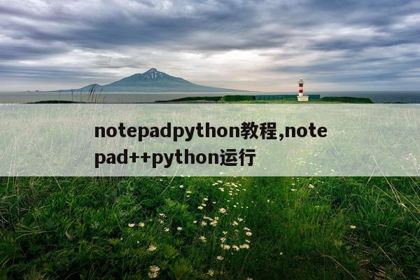 notepadpython教程,notepad++python运行