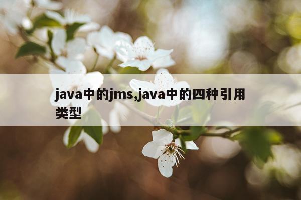 java中的jms,java中的四种引用类型