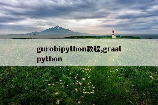gurobipython教程,graalpython