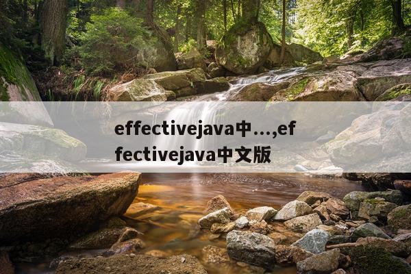 effectivejava中...,effectivejava中文版