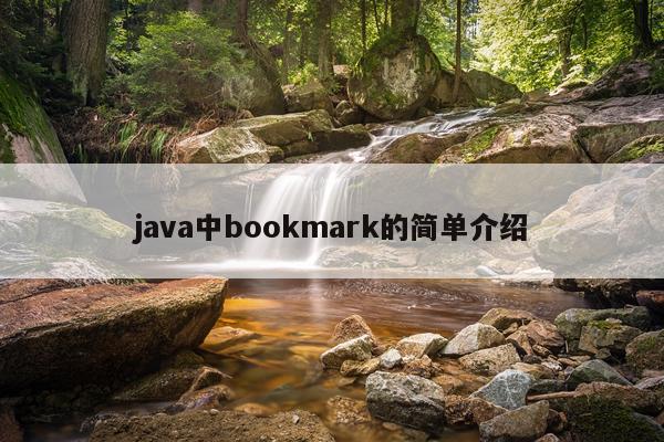java中bookmark的简单介绍