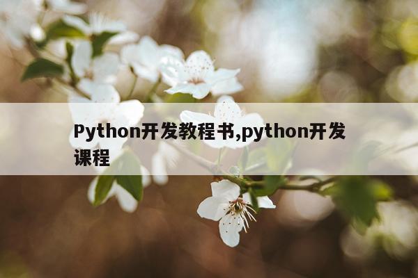 Python开发教程书,python开发课程
