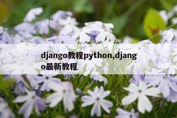 django教程python,django最新教程