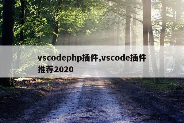 vscodephp插件,vscode插件推荐2020