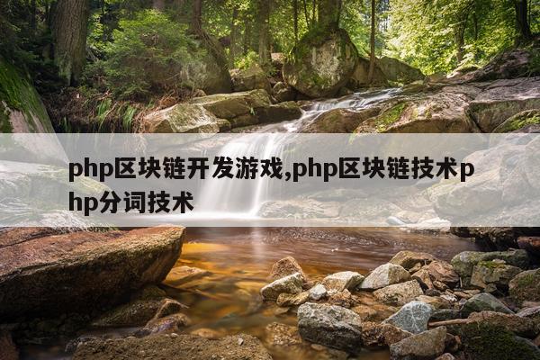 php区块链开发游戏,php区块链技术php分词技术