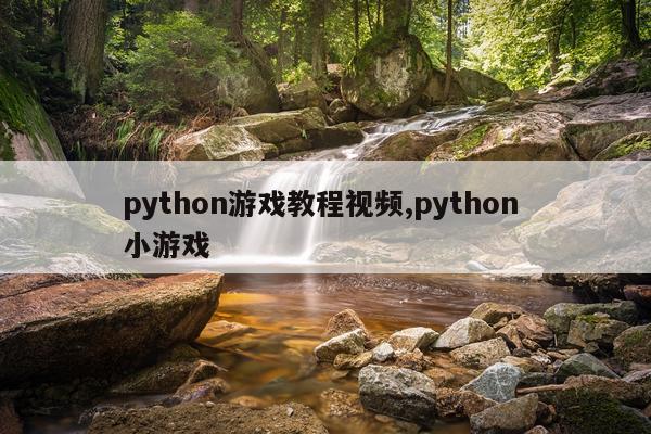 python游戏教程视频,python 小游戏