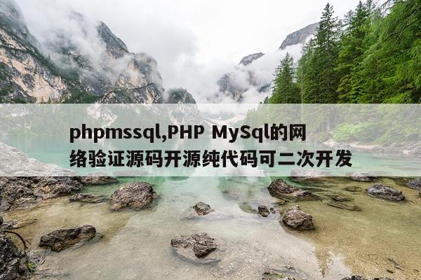 phpmssql,PHP MySql的网络验证源码开源纯代码可二次开发