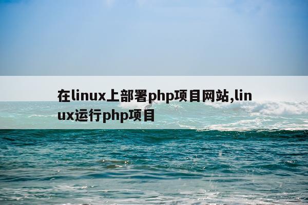 在linux上部署php项目网站,linux运行php项目
