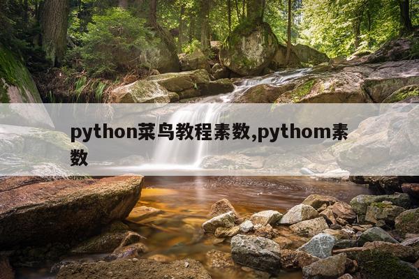 python菜鸟教程素数,pythom素数