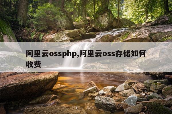 阿里云ossphp,阿里云oss存储如何收费