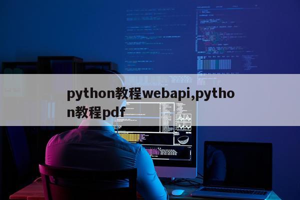 python教程webapi,python教程pdf