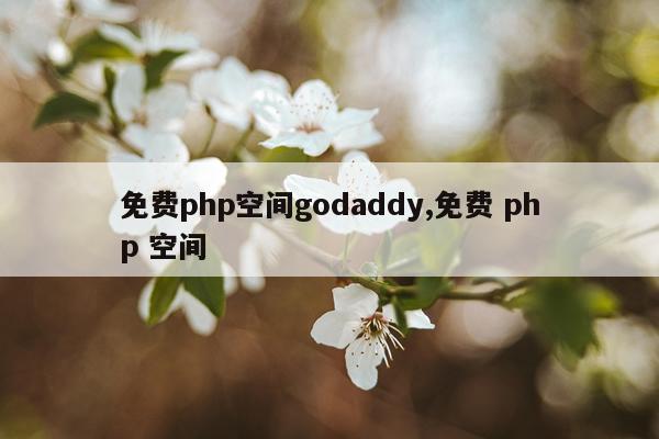 免费php空间godaddy,免费 php 空间