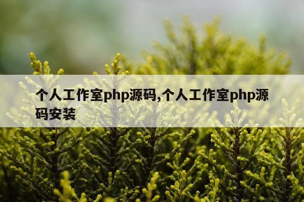 个人工作室php源码,个人工作室php源码安装