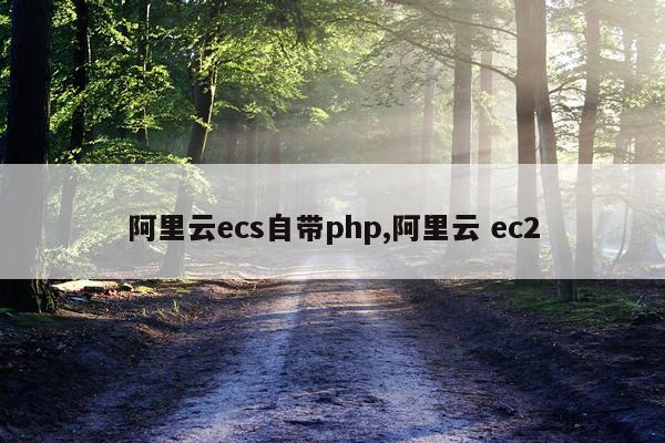 阿里云ecs自带php,阿里云 ec2