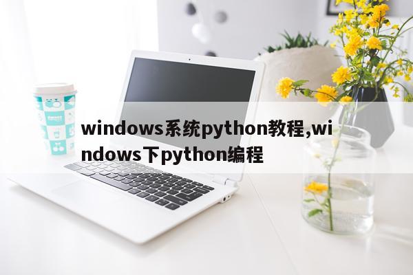 windows系统python教程,windows下python编程