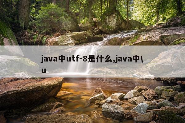 java中utf-8是什么,java中\u