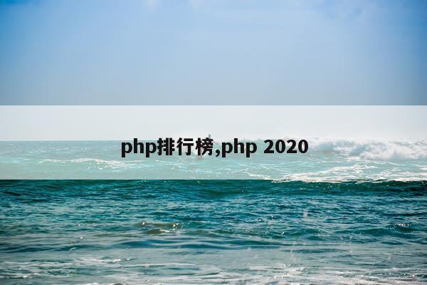 php排行榜,php 2020