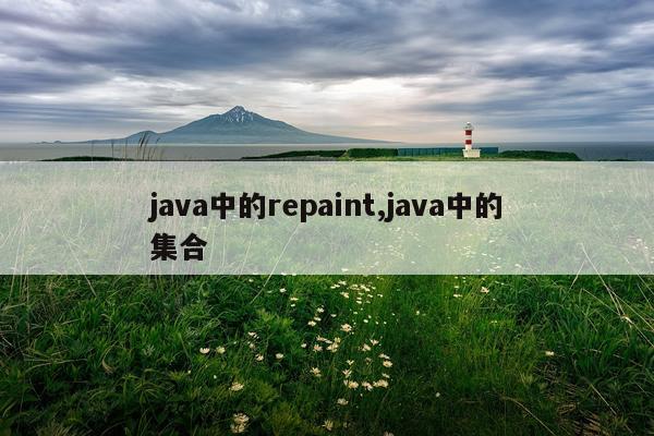 java中的repaint,java中的集合