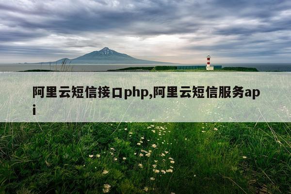 阿里云短信接口php,阿里云短信服务api