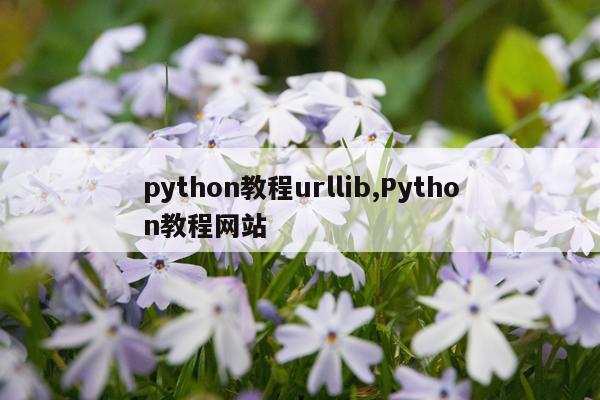 python教程urllib,Python教程网站