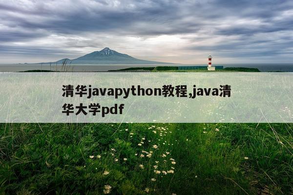 清华javapython教程,java清华大学pdf