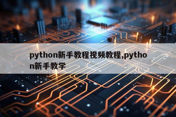 python新手教程视频教程,python新手教学
