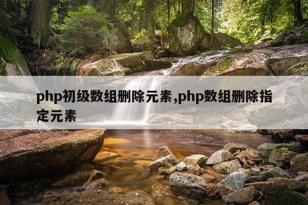 php初级数组删除元素,php数组删除指定元素