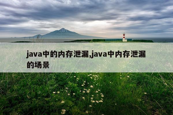 java中的内存泄漏,java中内存泄漏的场景