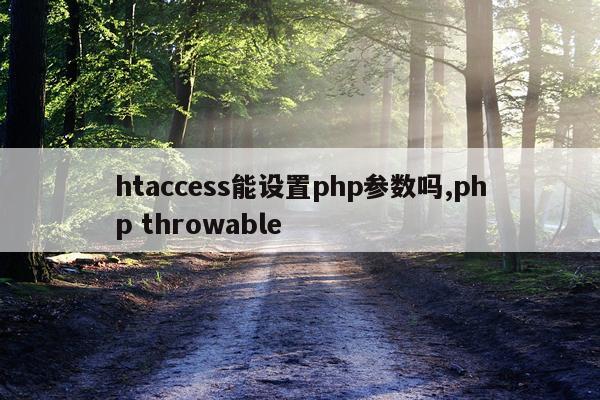 htaccess能设置php参数吗,php throwable