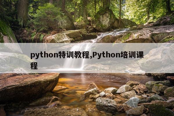 python特训教程,Python培训课程