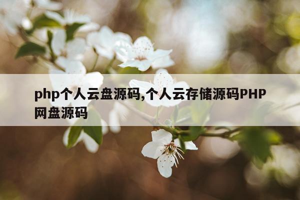 php个人云盘源码,个人云存储源码PHP网盘源码