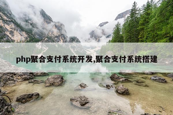 php聚合支付系统开发,聚合支付系统搭建
