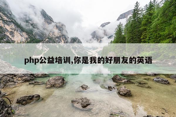 php公益培训,你是我的好朋友的英语