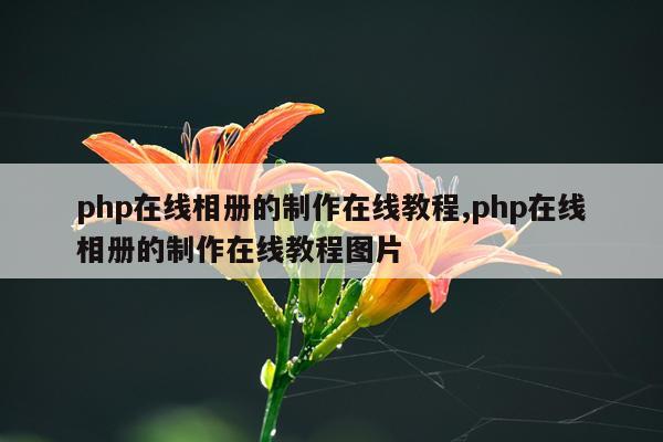 php在线相册的制作在线教程,php在线相册的制作在线教程图片