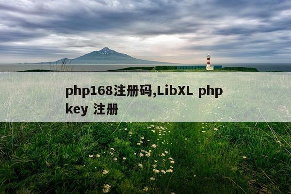 php168注册码,LibXL php key 注册