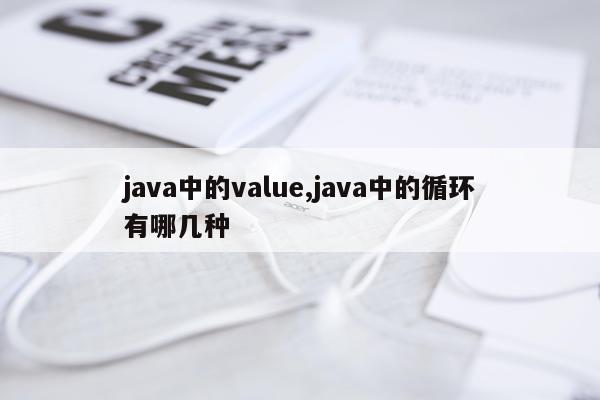 java中的value,java中的循环有哪几种