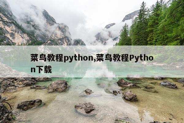 菜鸟教程python,菜鸟教程Python下载