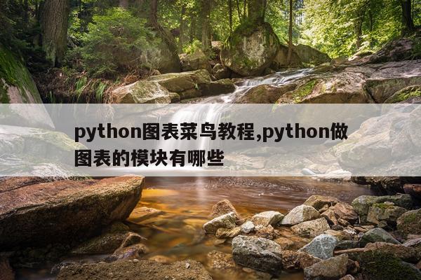 python图表菜鸟教程,python做图表的模块有哪些