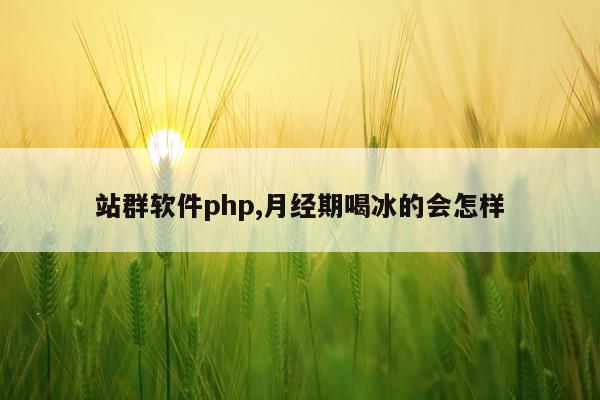 站群软件php,月经期喝冰的会怎样