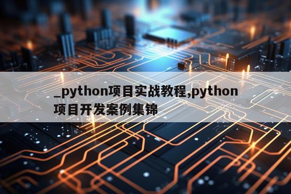 _python项目实战教程,python项目开发案例集锦