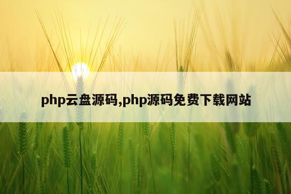 php云盘源码,php源码免费下载网站