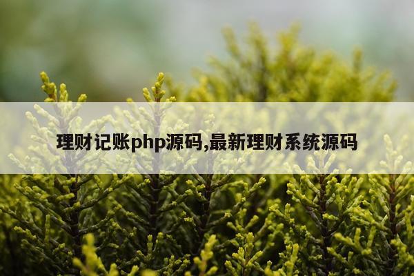 理财记账php源码,最新理财系统源码