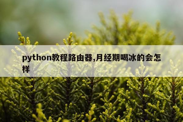 python教程路由器,月经期喝冰的会怎样
