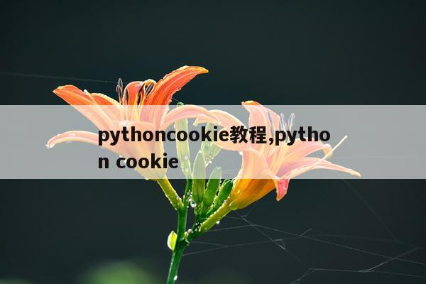 pythoncookie教程,python cookie