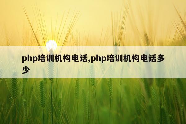 php培训机构电话,php培训机构电话多少