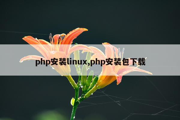 php安装linux,php安装包下载