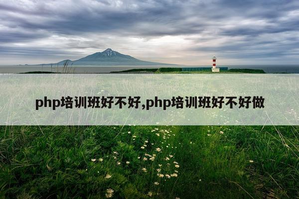 php培训班好不好,php培训班好不好做