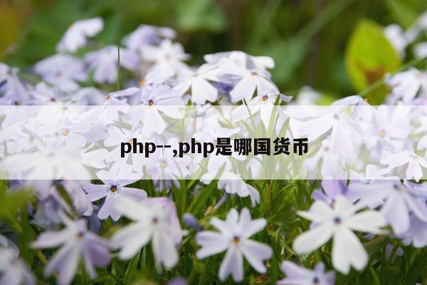php--,php是哪国货币